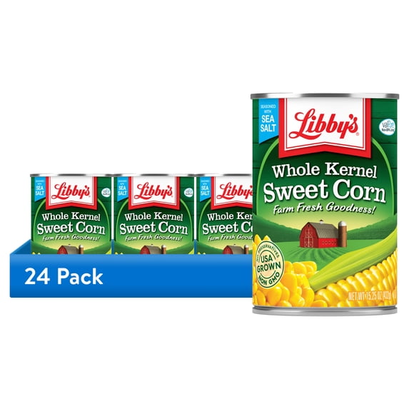 (24 pack) Libby's Whole Kernel Sweet Corn, 15.25 oz