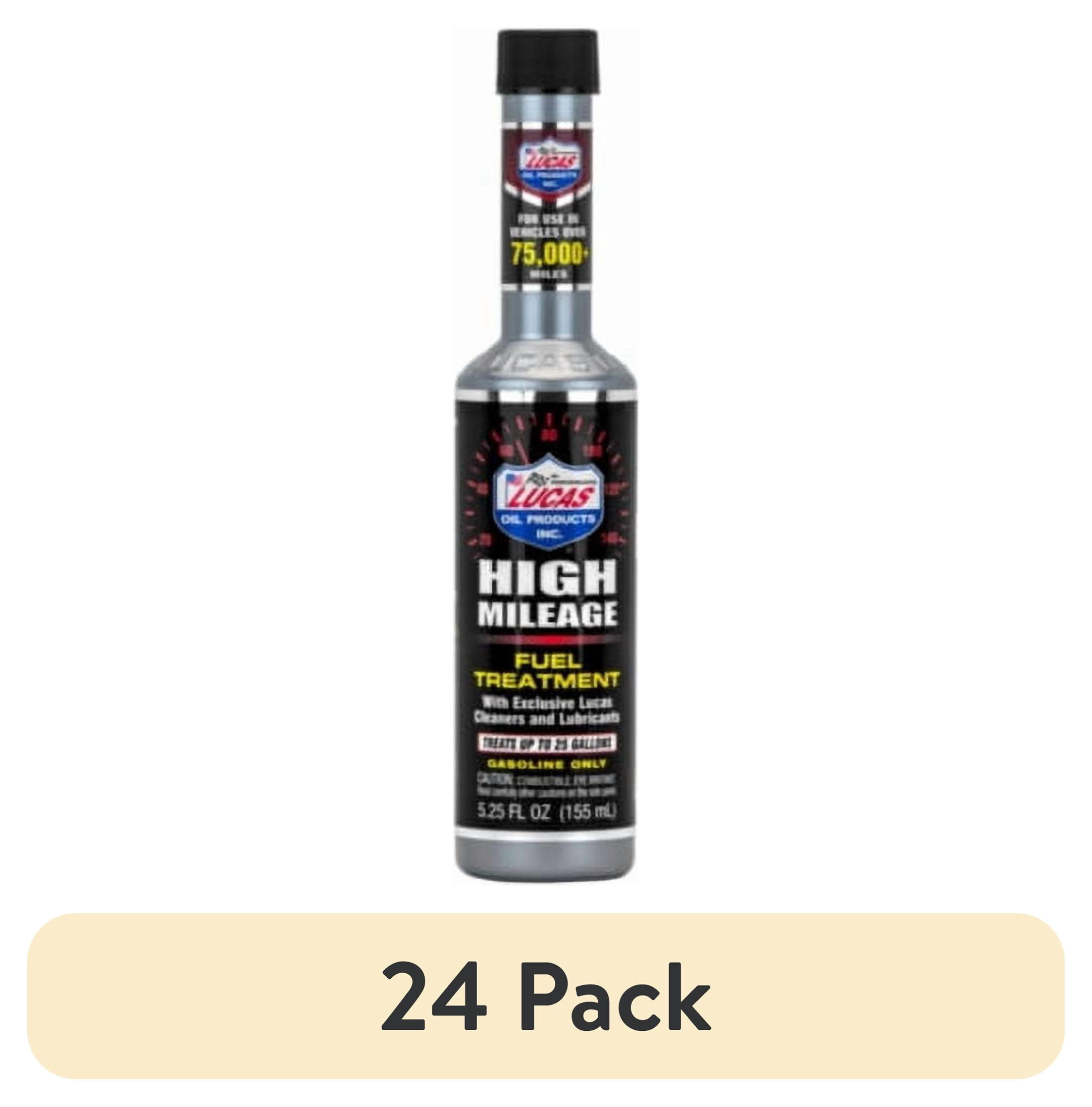 (24 pack) Lucas Oil 10977 Automotive High Mileage Fuel Treatment 5.25 Ounce