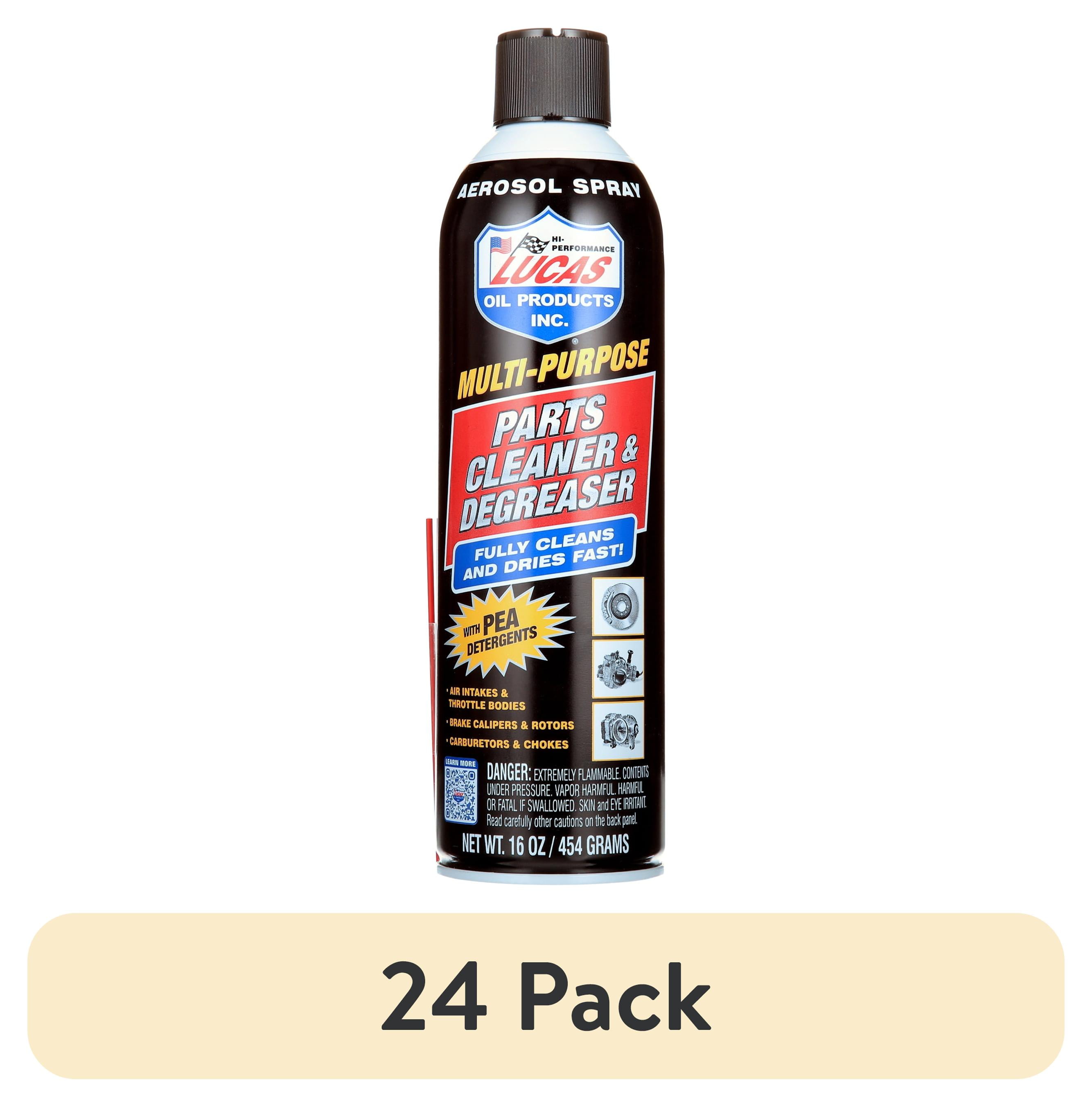(24 pack) Lucas Oil 11115 Multi-Purpose Parts Cleaner and Degreaser Aerosol 16 Ounce