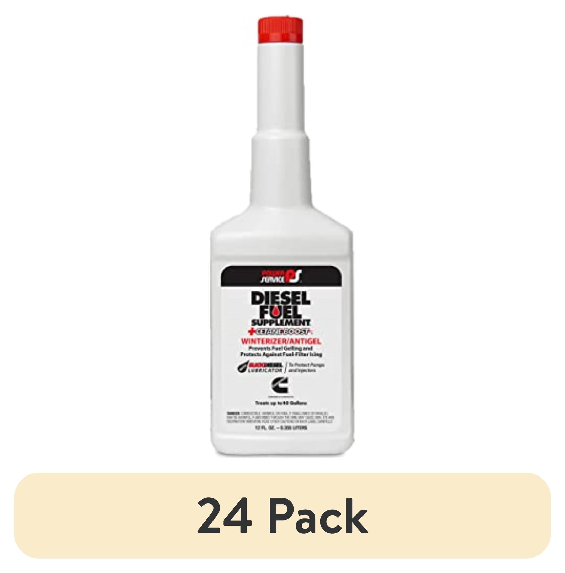 (24 pack) Power Service Diesel Fuel Supplement Anti-gel 12oz