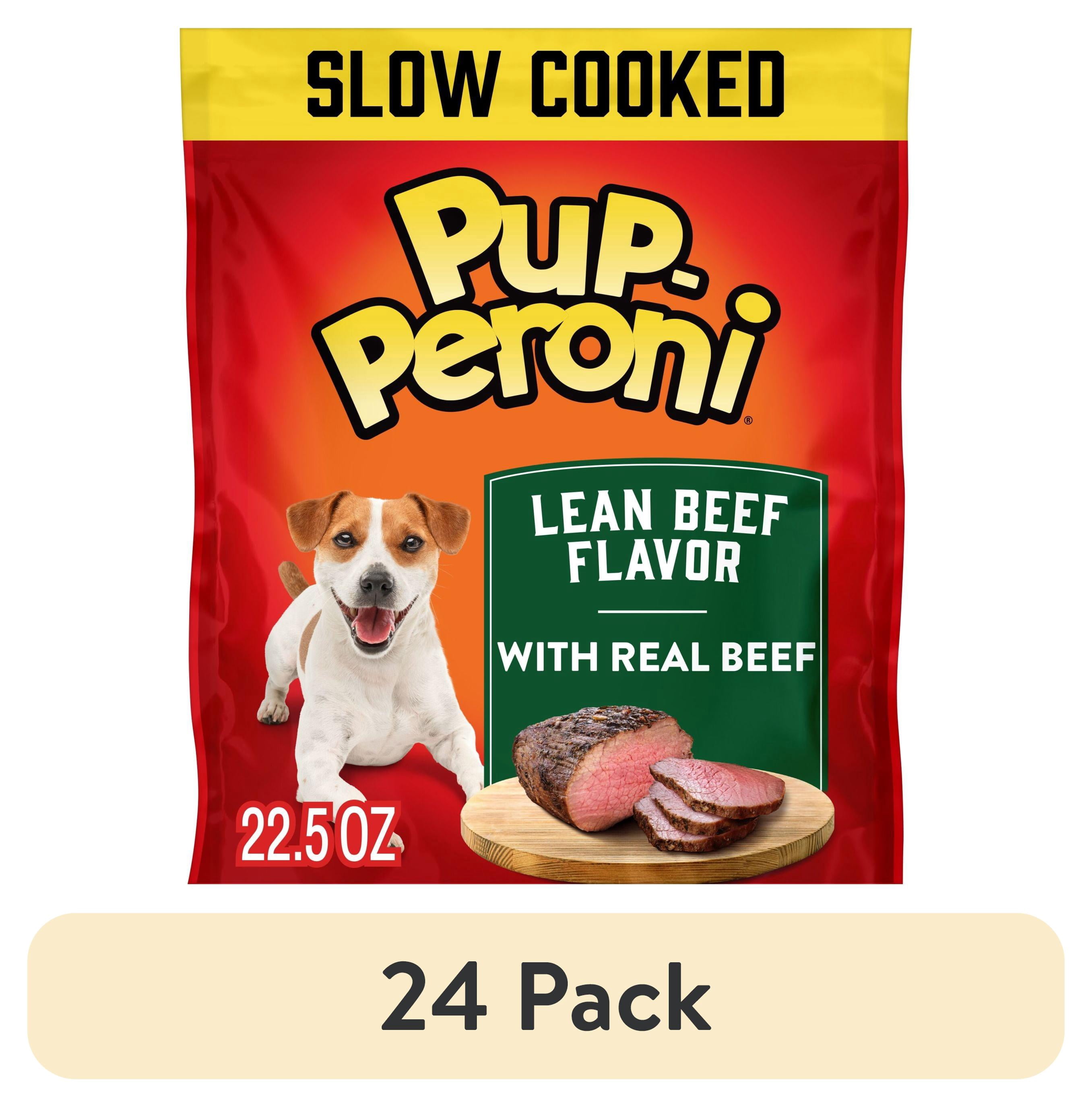 (24 pack) Pup Peroni Lean Beef Flavor Dog Treats, 22.5 oz Bag