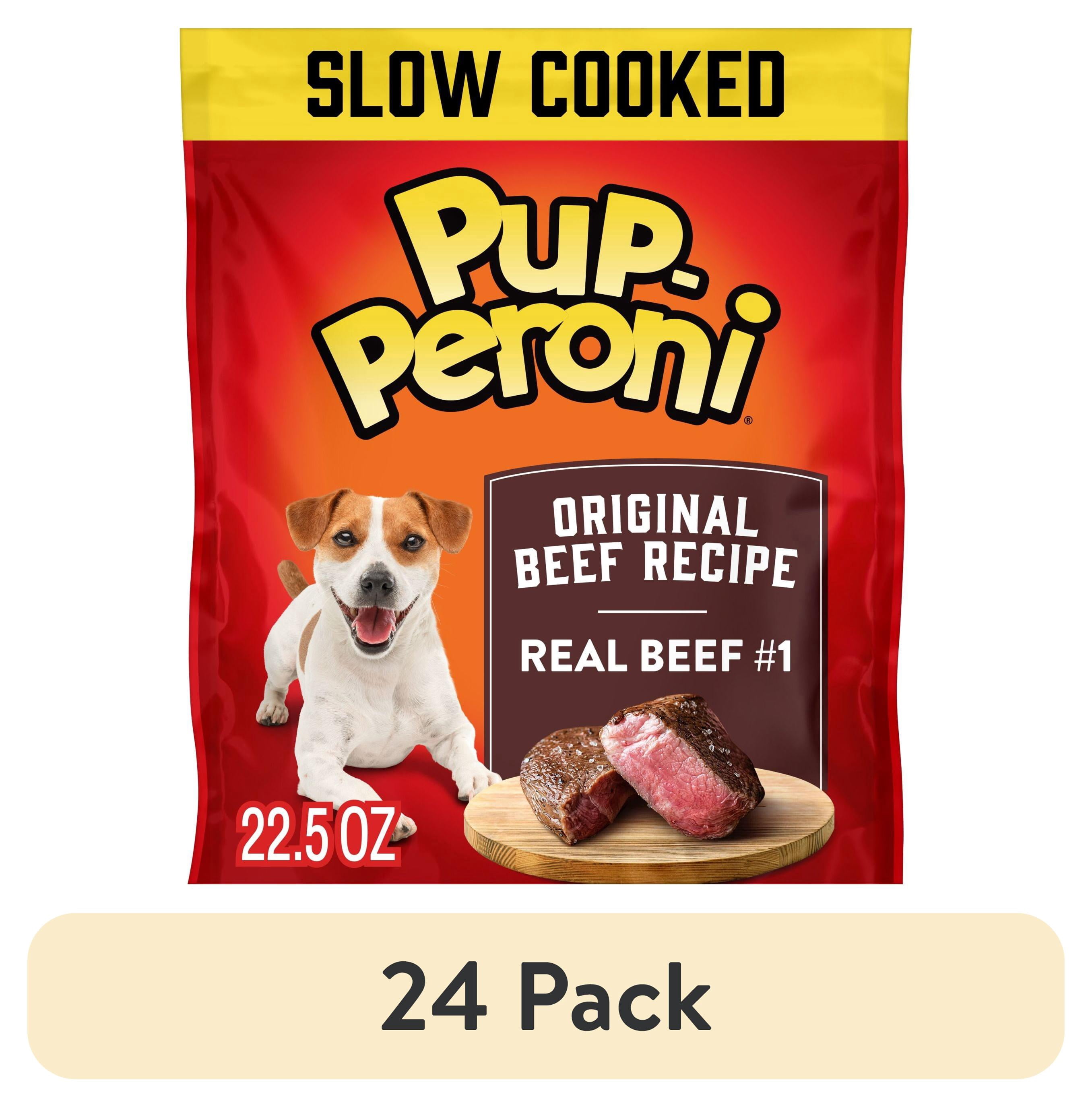 (24 pack) Pup Peroni Original Beef Recipe Dog Treats, 22.5 oz Bag