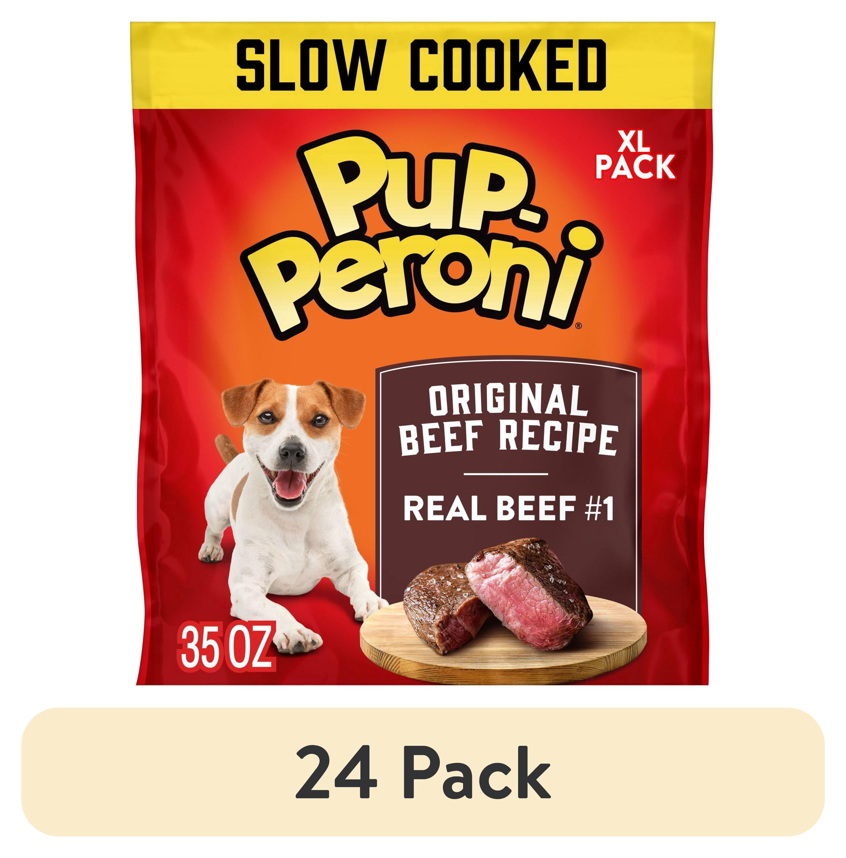 (24 pack) Pup Peroni Original Beef Recipe Dog Treats, 35 oz Bag