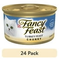 thumbnail image 1 of (24 pack) Purina Fancy Feast Chunky Kitten Food, Wet Cat Food, Turkey Feast, 3 oz Cans (24 Pack), 1 of 10
