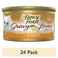 thumbnail image 1 of (24 pack) Purina Fancy Feast Gravy Lovers Wet Cat Food, Chicken Heart & Liver in Gravy, 3 oz Can, 1 of 11