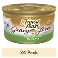 thumbnail image 1 of (24 pack) Purina Fancy Feast Gravy Lovers Wet Cat Food, Seared Salmon in Gravy, 3 oz Can, 1 of 10
