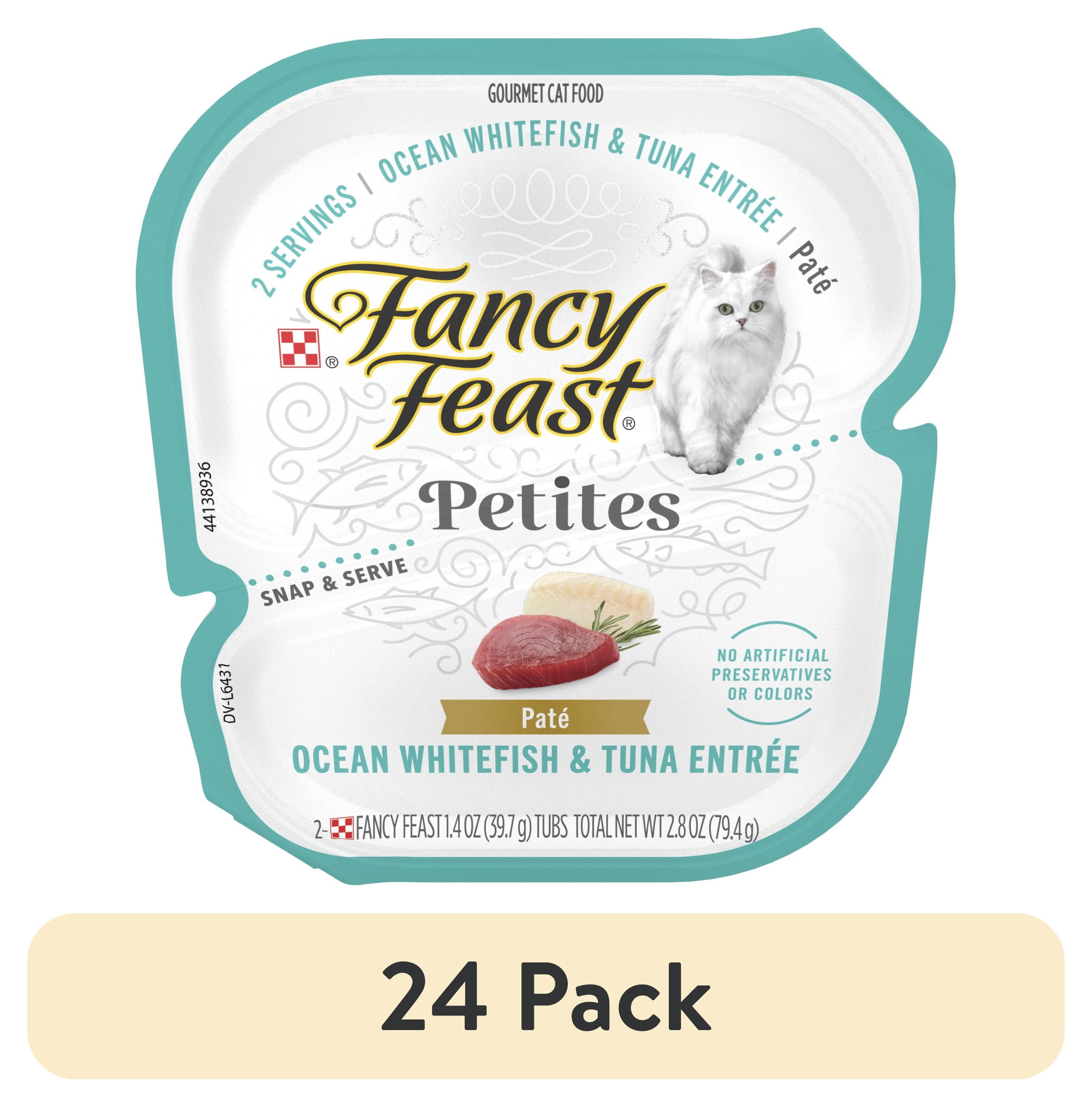 (24 pack) Purina Fancy Feast Petites Pate Kitten Food, Wet Cat Food ...