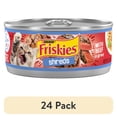 thumbnail image 1 of (24 pack) Purina Friskies Shreds, Beef in Gravy, Wet Cat Food, 5.5 oz Can, 1 of 12