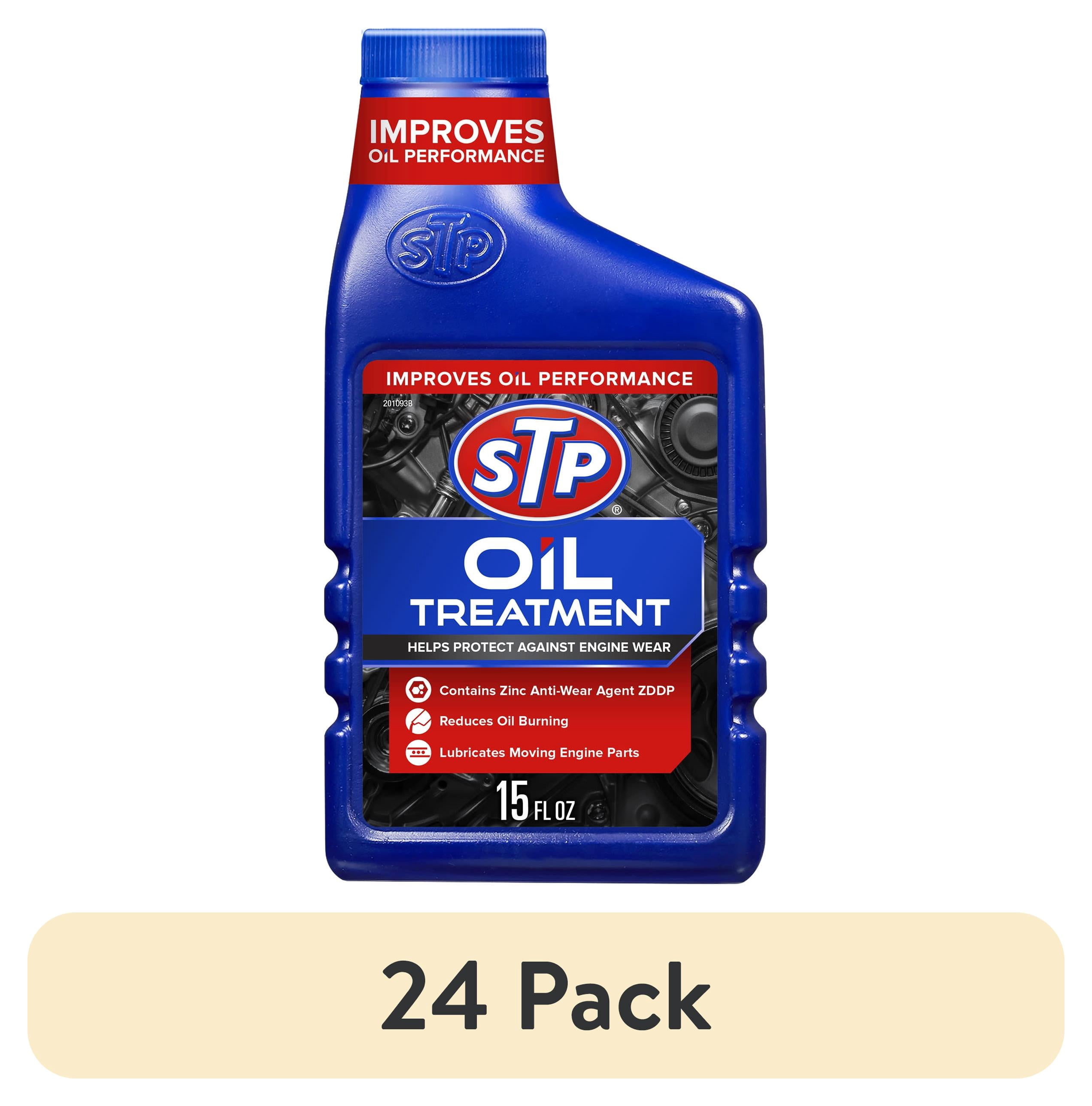 (24 pack) STP High Viscosity Oil Treatment 15 Fluid Ounces for Conventional or Synthetic Oils
