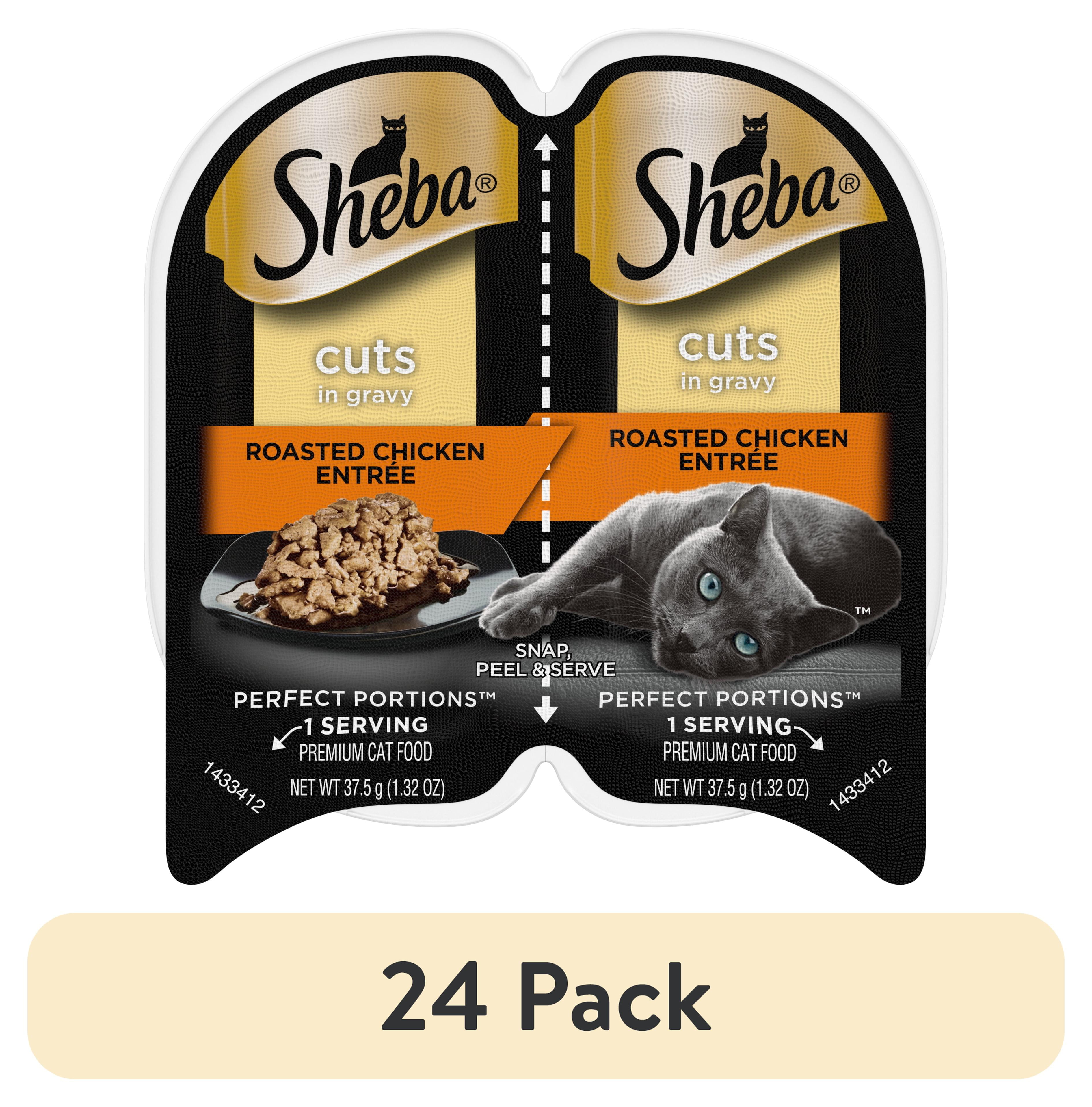 SHEBA® PERFECT PORTIONS™ Cuts in Gravy Roasted Chicken Entrée SHEBA® PERFECT PORTIONS™ Cuts in Gravy Roasted Chicken Entrée