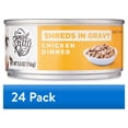 thumbnail image 1 of (24 pack) Special Kitty Chicken Dinner Shreds in Gravy Wet Cat Food, 5.5 oz Can, 1 of 9