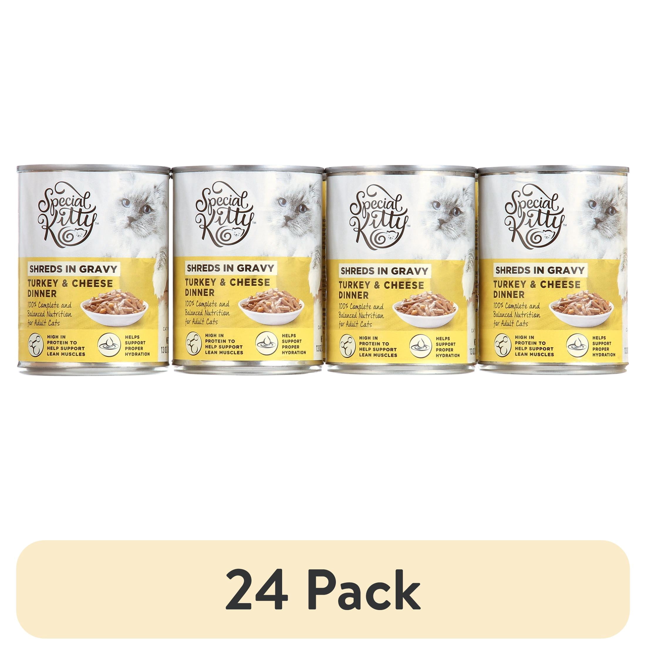 Special Kitty Turkey & Cheese Dinner Shreds in Gravy Wet Cat Food