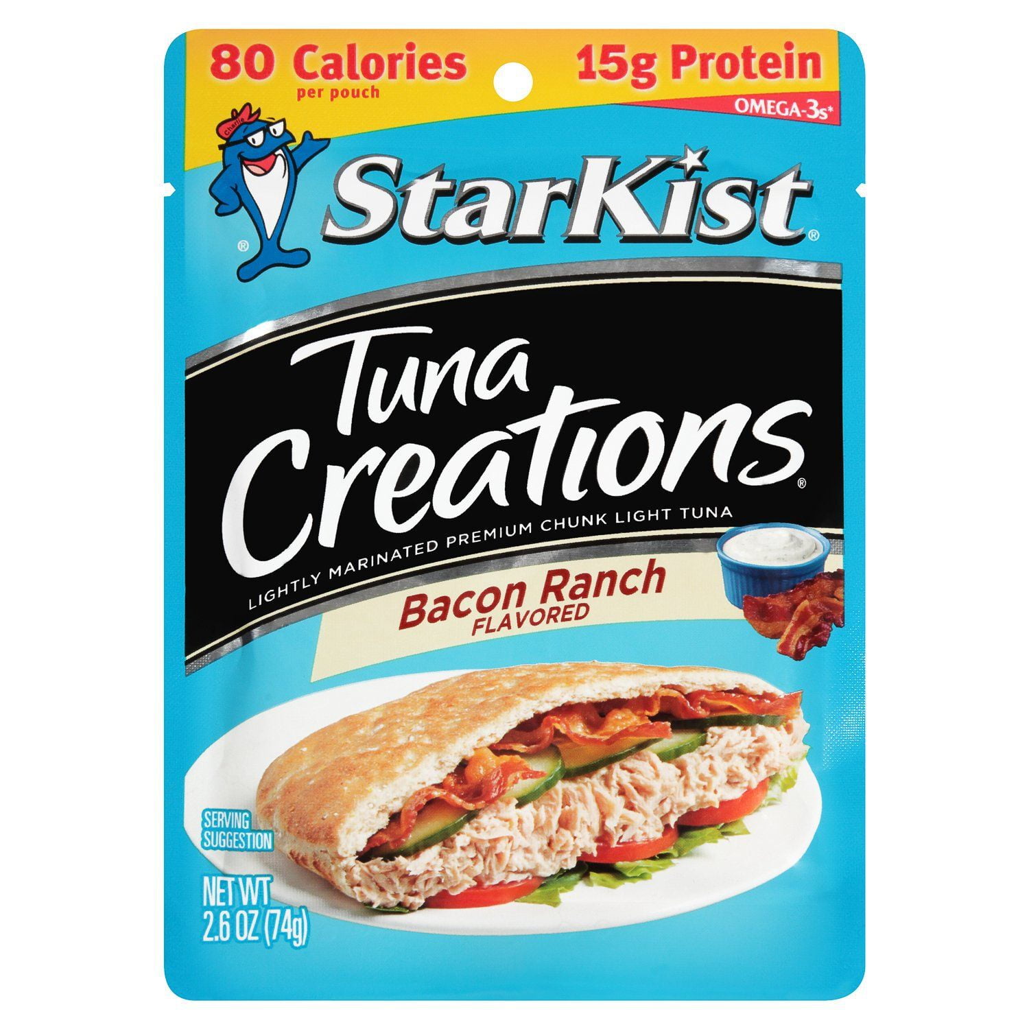 (24 pack) StarKist Tuna Creations® Bacon Ranch - 2.6 oz Pouch (24-Pack)