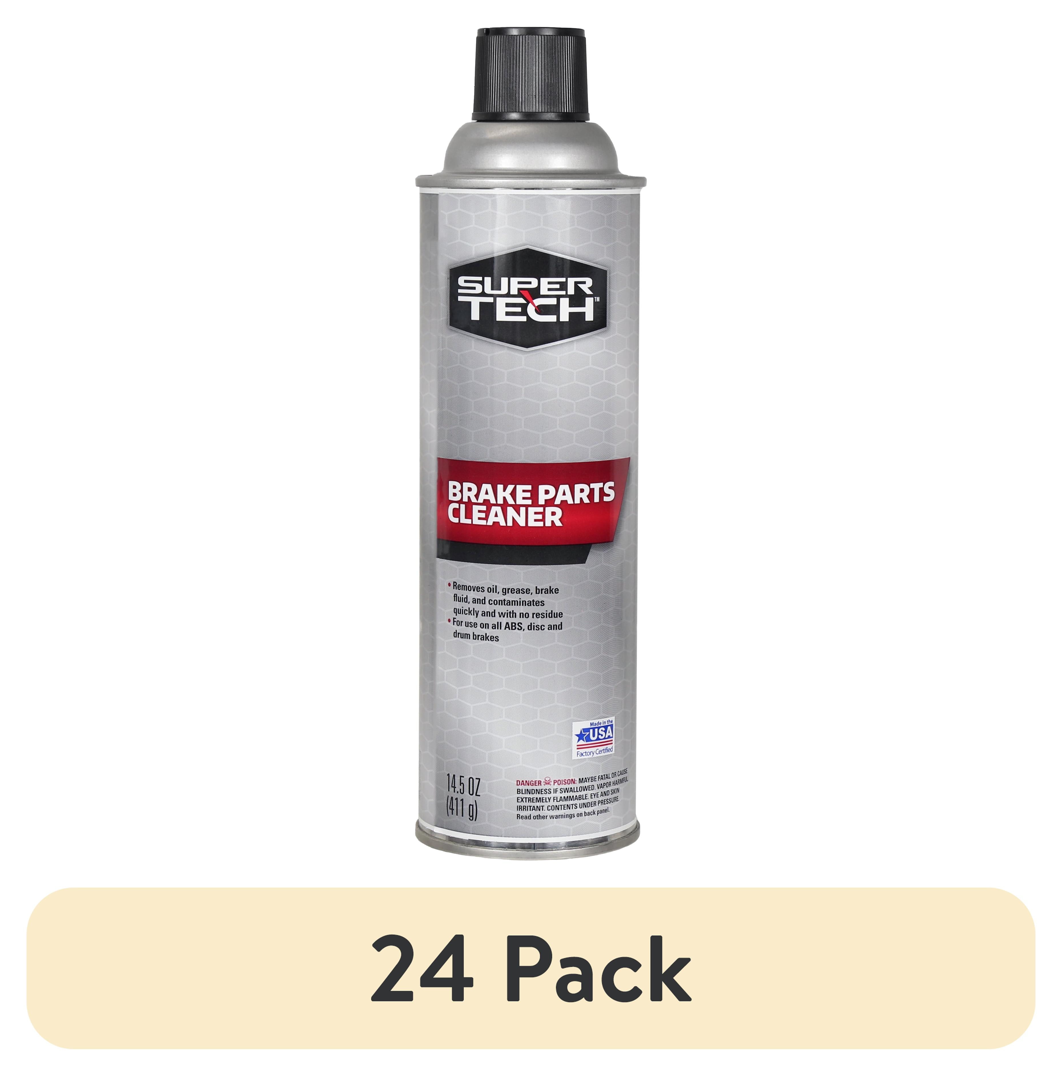 (24 pack) Super Tech Brake Parts Cleaner, 14.5 oz