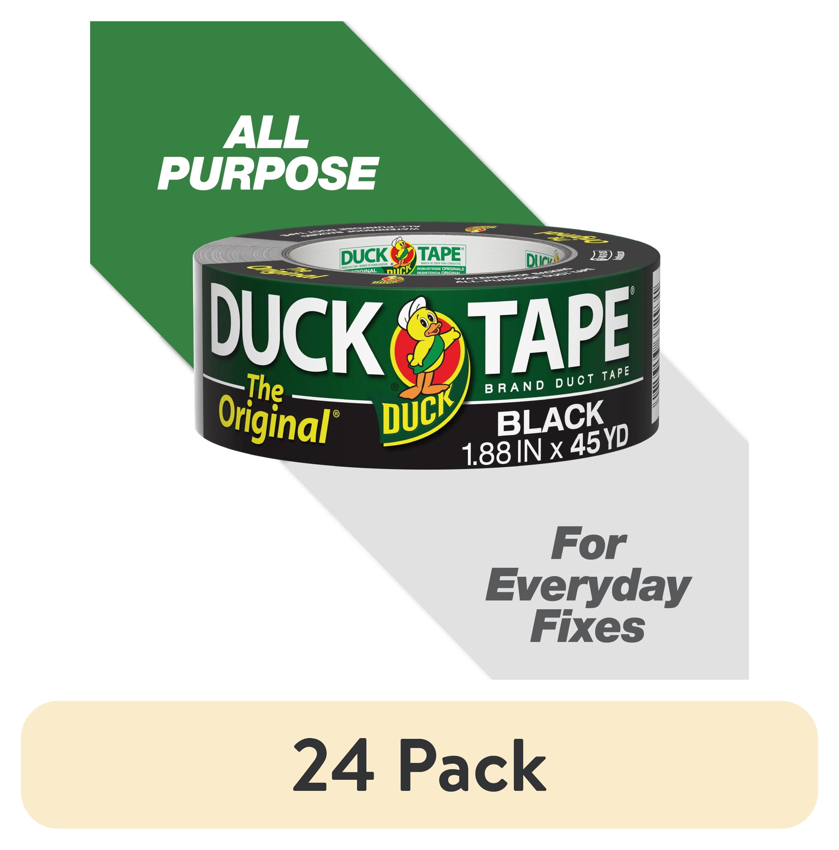 (24 pack) The Original Duck Tape Brand Duct Tape, 1.88 in. x 45 yd., Black