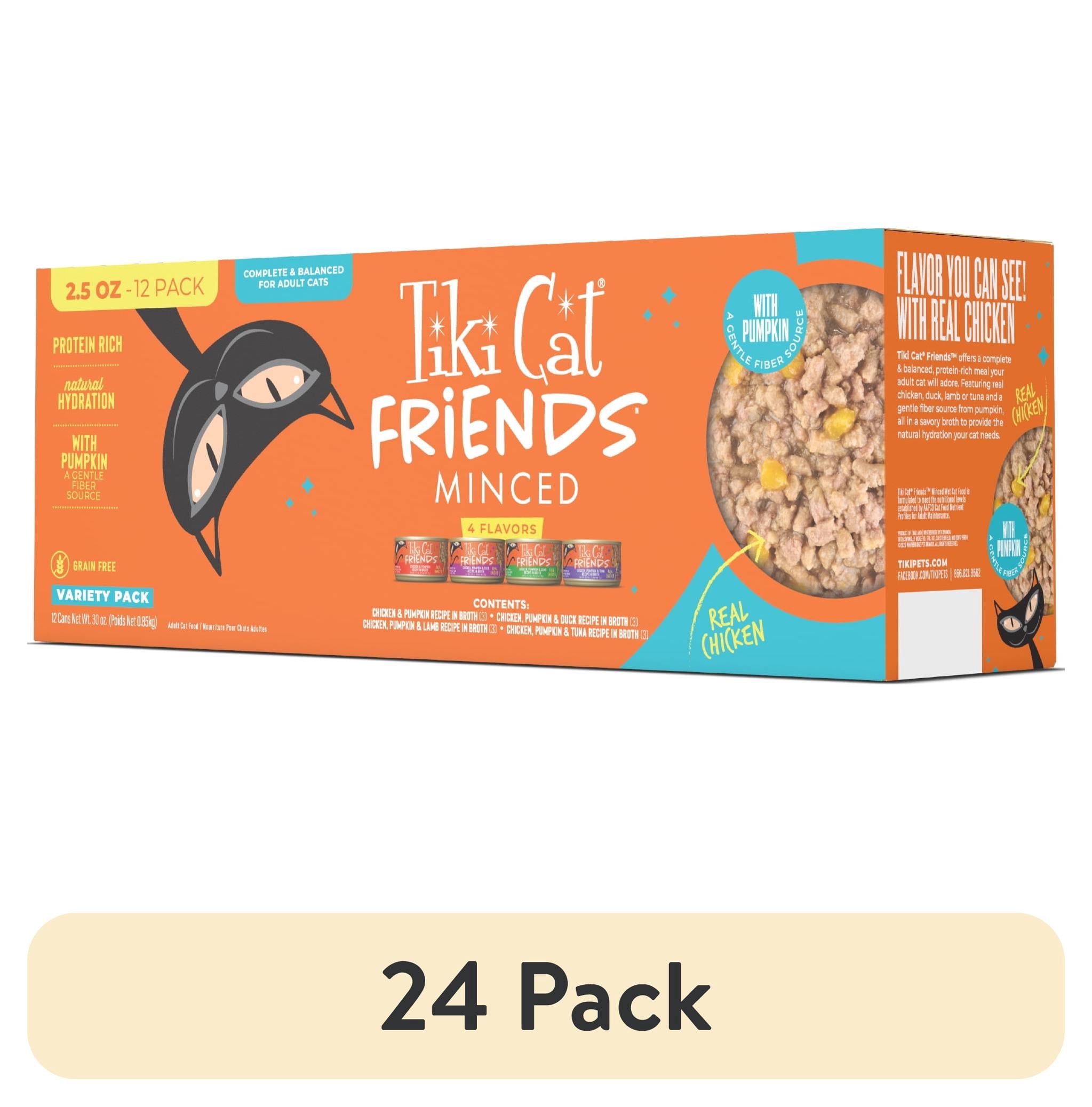 (24 pack) Tiki Cat Friends Chicken, Variety Pack, 2.5 oz. Cans (12 Count)
