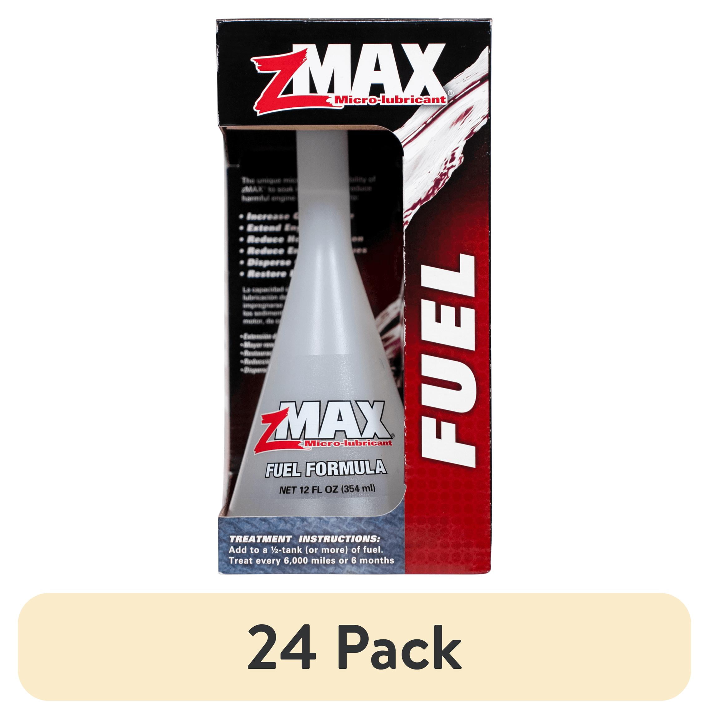 (24 pack) zMAX Fuel Additive, Fuel System Cleaner and Treatment, 12 fl oz bottle
