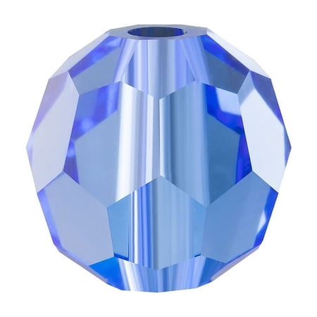 24 pc Preciosaeg Beads Czech 451 19 602 Round 30050 Sapphire 3mm Hole: 0.5mm