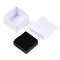 thumbnail image 1 of 24 pc Square Cardboard Ring Boxes with Sponge Inside White 2x2x1-3/8 inch(5x5x3.5cm), 1 of 4