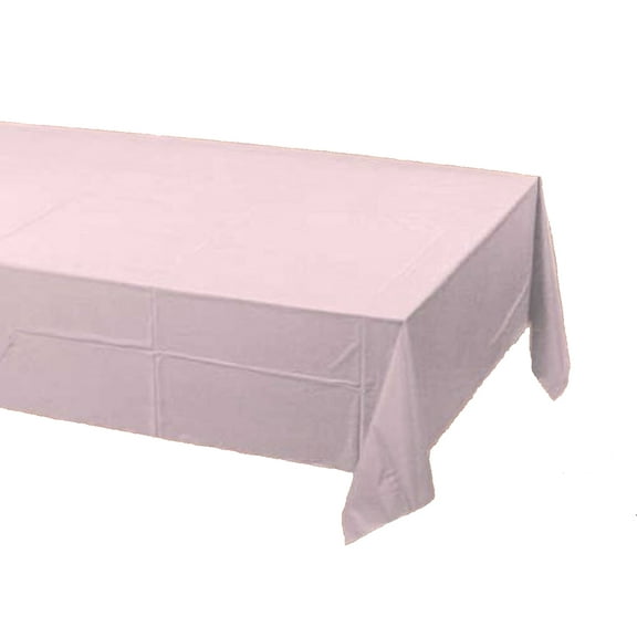 24 pcs (1 case) of Plastic Heavy Duty Premium tablecloths 54" x 108" - Pink