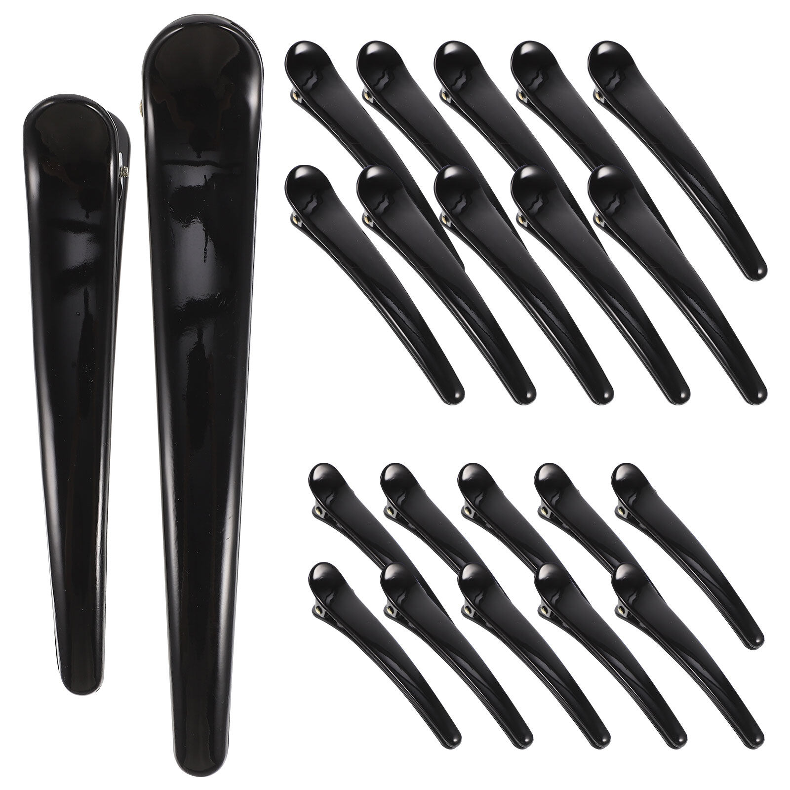 24 pcs Duck Teeth Hair Clips Hair Barrettes with Teeth Hair Pin for