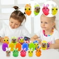 thumbnail image 1 of 24 pcs Easter Bunny Squishy Prefilled Eggs, Color Random Squeeze Toys – Easter Basket Stuffers, Party Favors & Egg Hunt Supplies, 1 of 4
