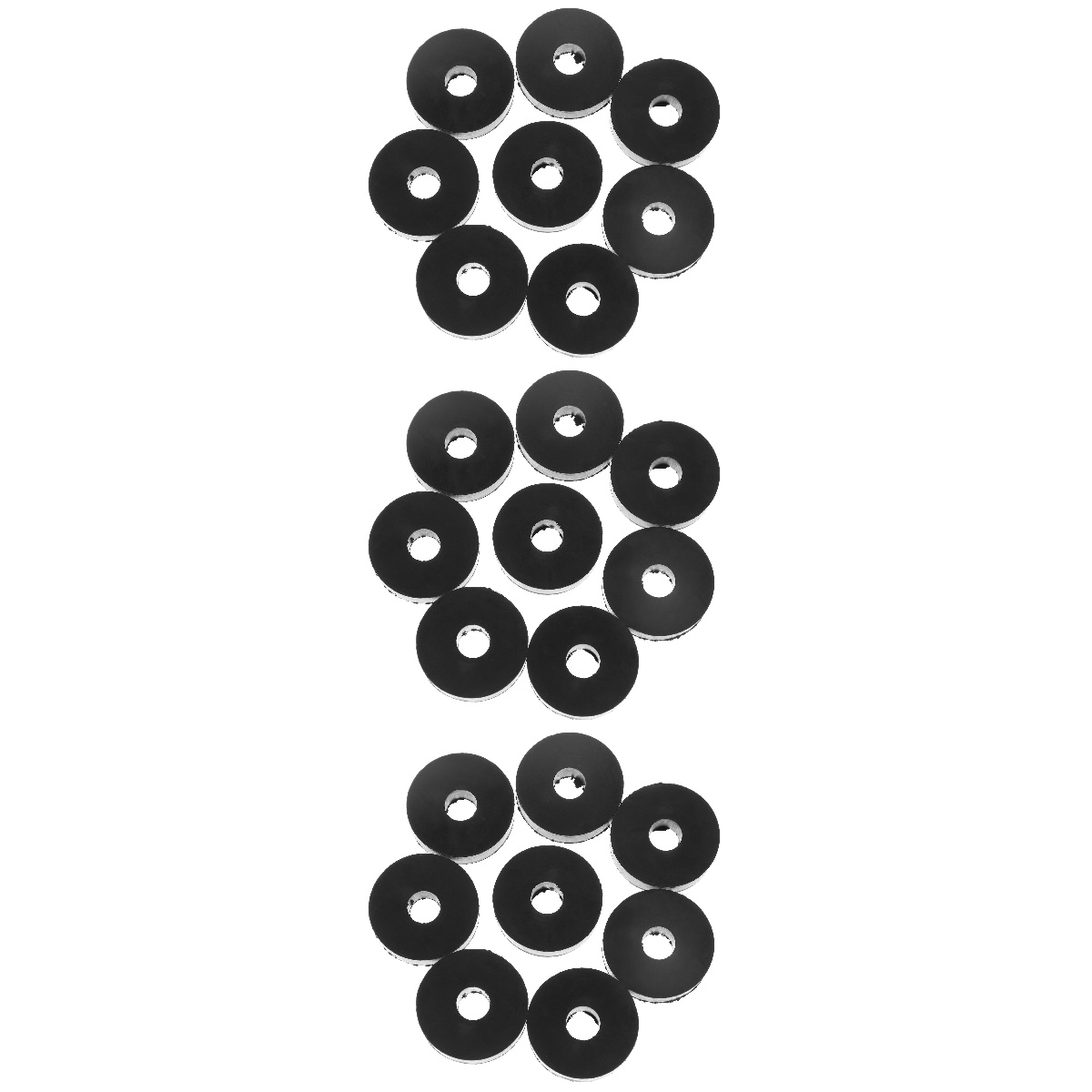 24 pcs Flat Rubber Washer Heavy Duty Rubber Washer Abrasion Resistant Rubber Washers