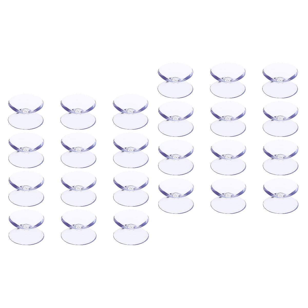 24 pcs Glass Table Tops Antislip Pads Glass Table Spacers Suction Cups