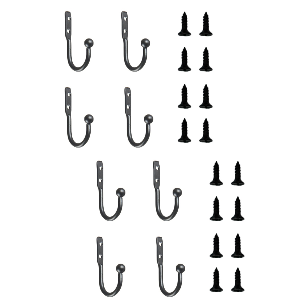24 pcs Mini Hook Single Small Size Wall Hooks Decorative Door Hanger