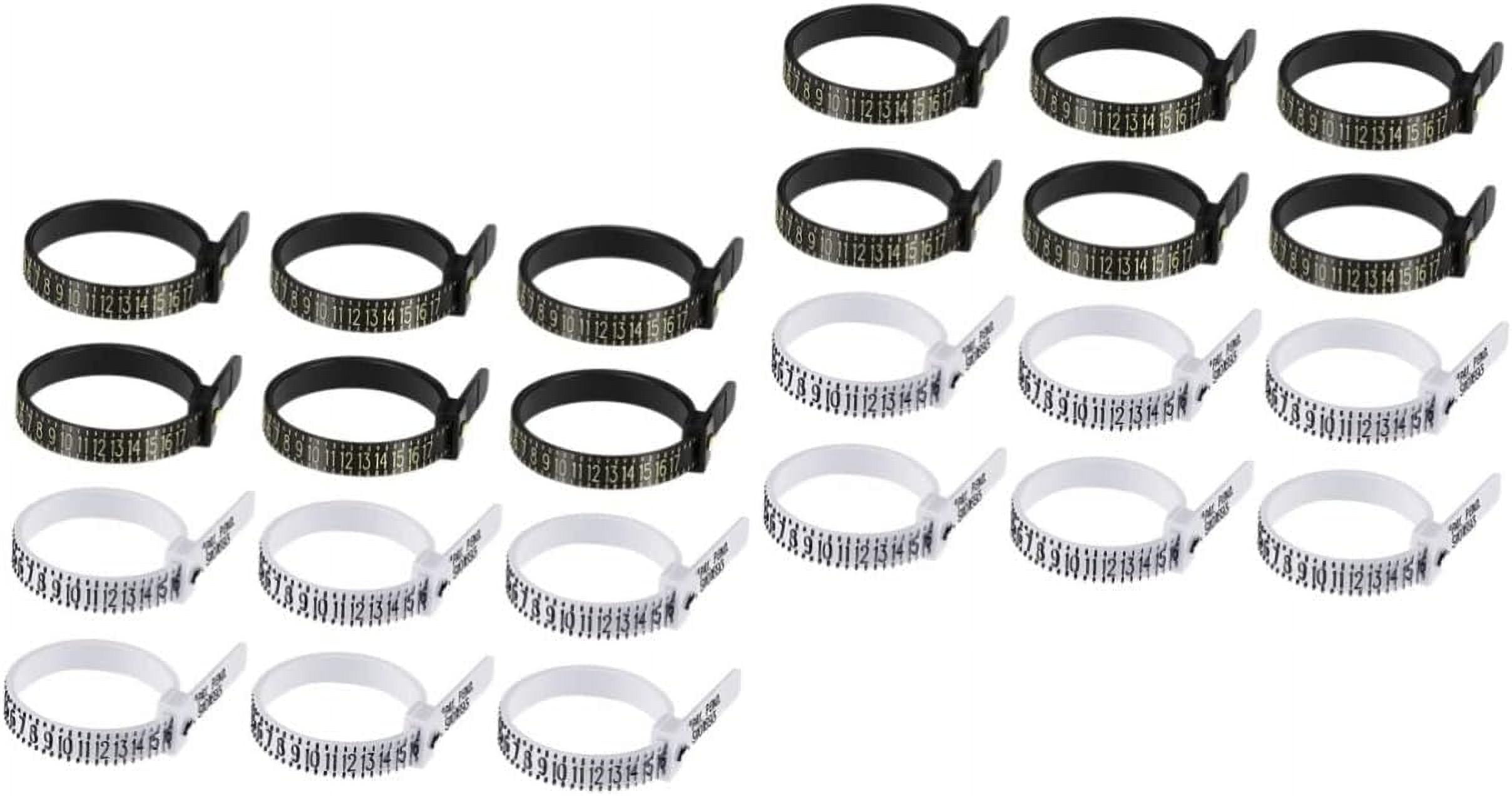 24 pcs Ring Circumference Measurement Jewelry Measurement Finger Size ...
