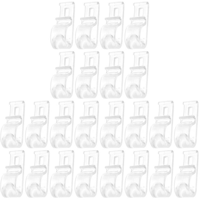 24 pcs Roller Blinds Fixation Clips Roller Shade Clips Replacement Window  Blind Parts (Screws Included) 