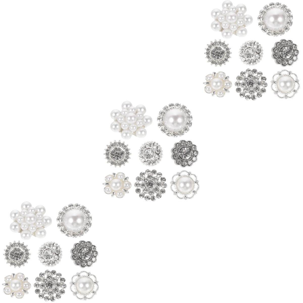 24 pcs Sewing Buttons Decorative Clothes Buttons Clothing Fake Pearl ...