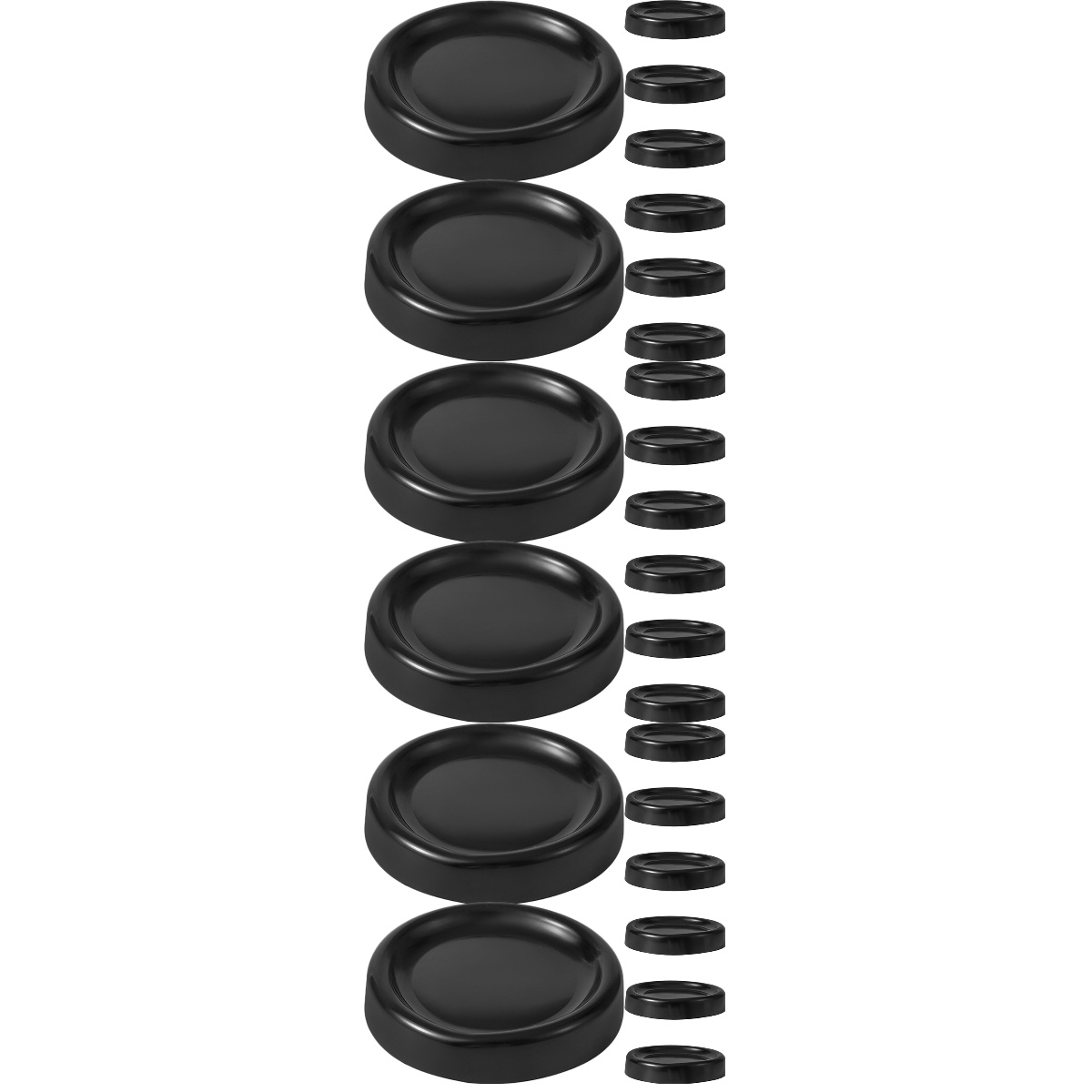 24 pcs Washer and Dryer Pads Fridge Antivibration Feet Pads Washer