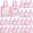 thumbnail image 1 of 24 pieces Mother's Day religious gift bag large packaging with handle floral non-woven reusable mommy gift packaging Mother's Day birthday party gift supplies 9.847.872.36 inches, 1 of 4
