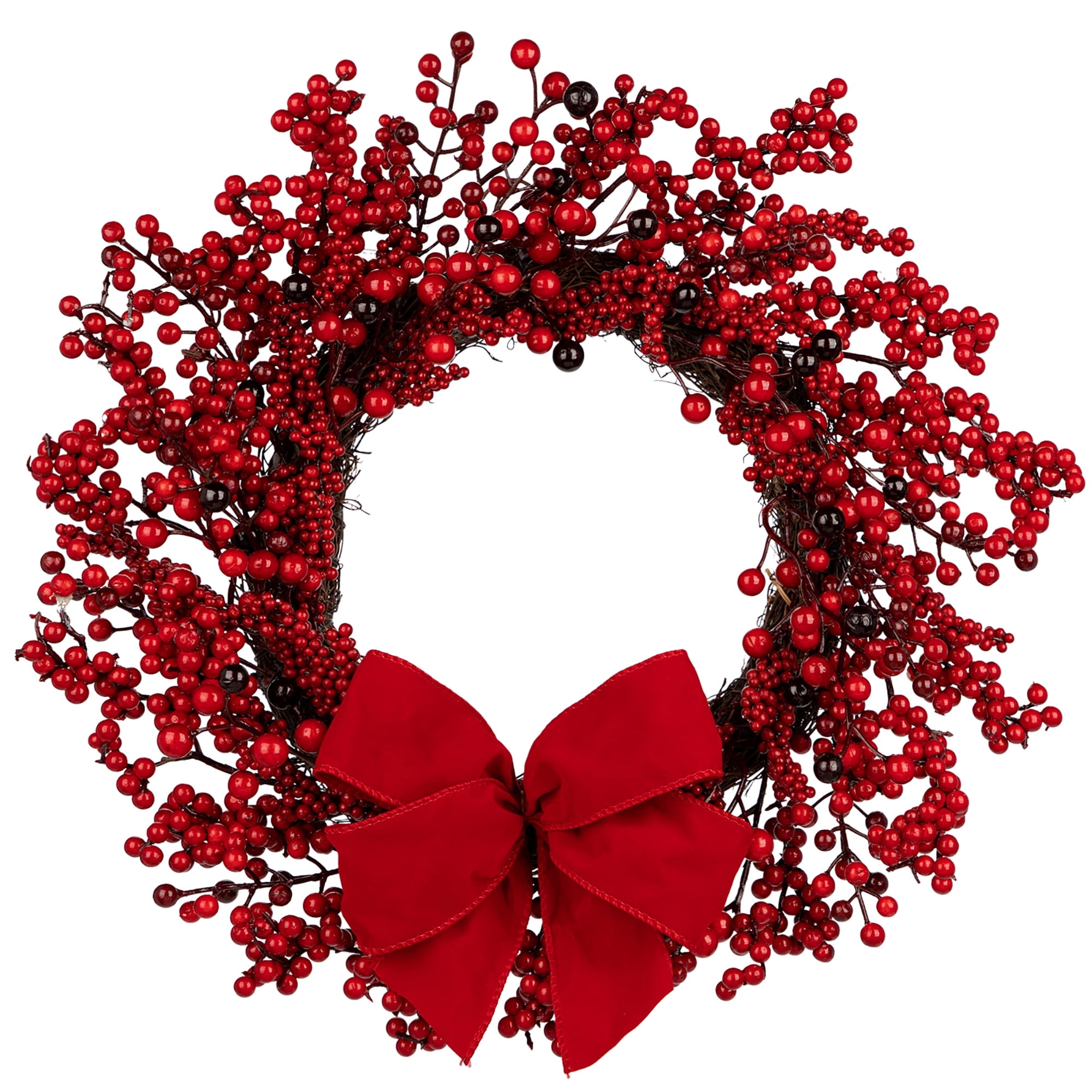 Farmhouse Christmas Wreath For Front Door Artificial