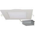 thumbnail image 1 of SATCO/NUVO 24W LED Direct Wire Downlight Edge-Lit 8 Inch 4000K 120V Dimmable Square Remote Driver (S11616), 1 of 9