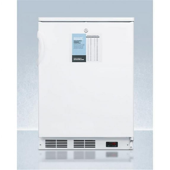 24" wide auto defrost commercial all-refrigerator with lock, digital thermostat, internal fan, and access port for user-provided monitoring equipment