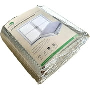 24" x 1 0ft + 35 self adhesive pads "DIY Reflective Insulation Sheet, Window Insulation Kit, Bubble Core Garage Door Insulation. "