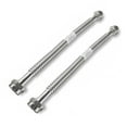 thumbnail image 1 of 24" x 1" FIP Heavy Duty Durable Stainless Steel Corrugated Water Flex Connector with Extra Thick Washers for Water Heater and Water Softener (2 Pack), 1 of 5