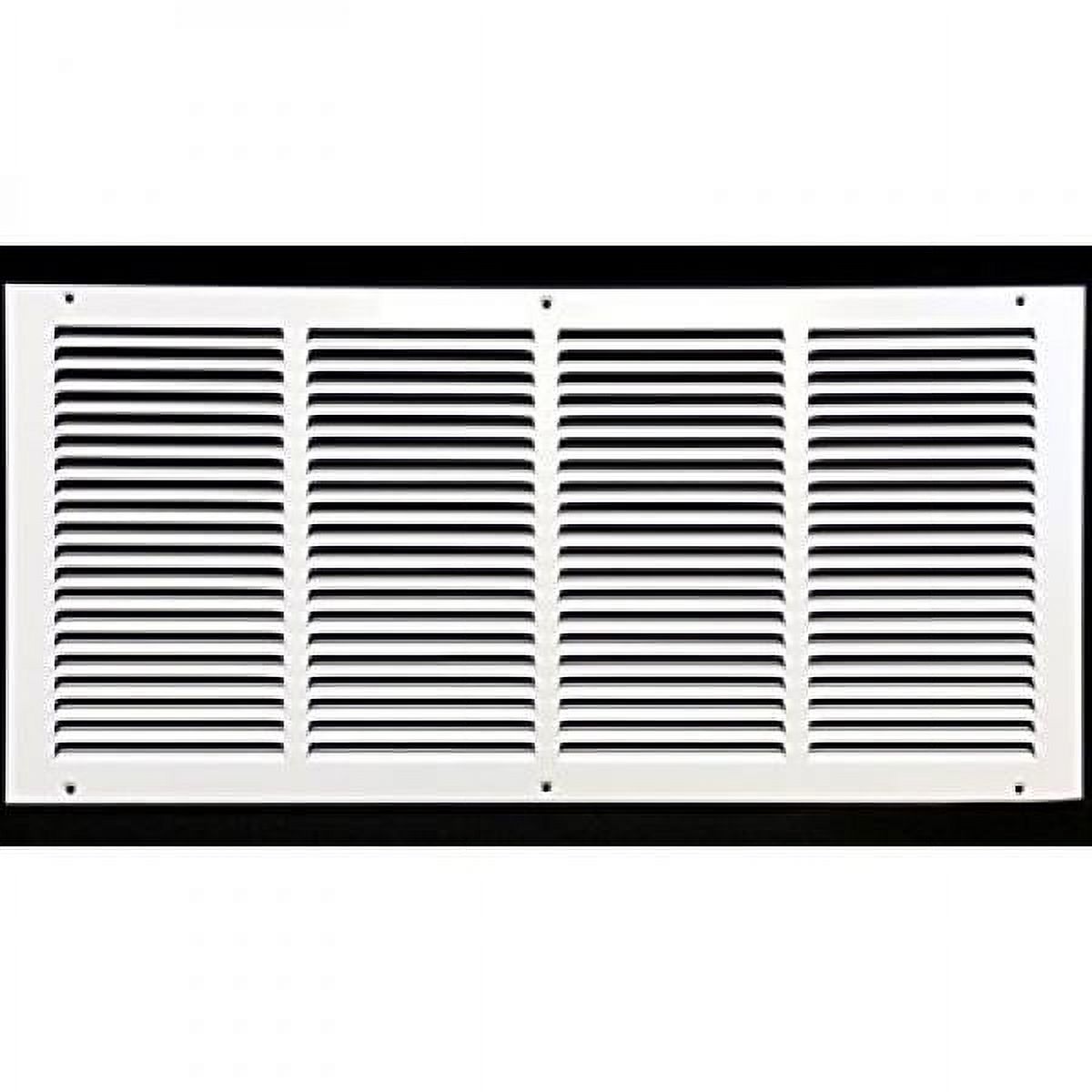 24" x 12" RETURN GRILLE Easy Air FLow Flat Stamped Face