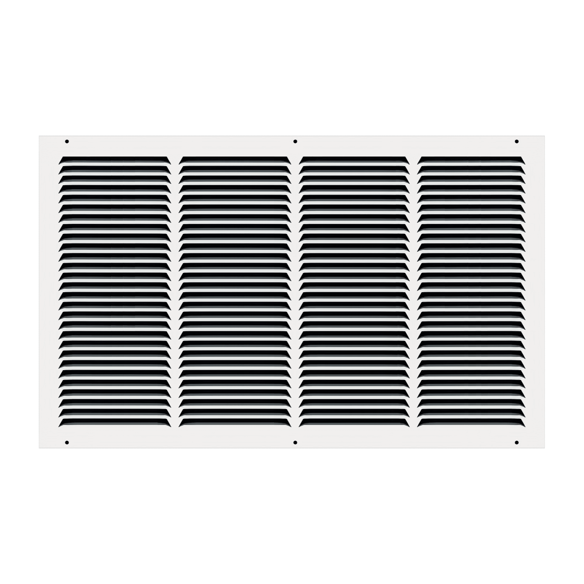 24" x 14" TruAire White Steel Wall Return Air Grille