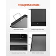 thumbnail image 1 of 24 x 16 Inch Large Reversible BBQ Grill Griddle, Carbon Steel with Flat Top & Raised Ribs, Outdoor Cookware, 1 of 11