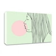 thumbnail image 1 of 24 x 16 Pink Bubble Gum by Robert Farkas - Wall Art Print on Canvas Fabric Green, 1 of 3