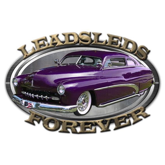 24 x 16 in. Leadsleads Forever 3D Plasma Metal Sign