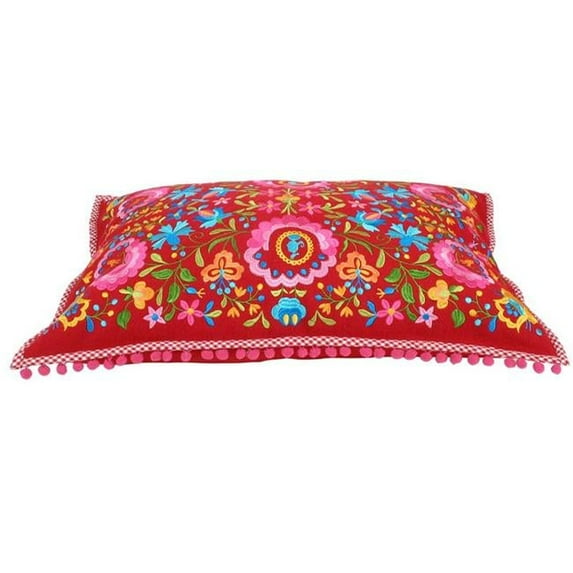 24 x 16 in. Pip Studio Folklore Pillow Cover, Red