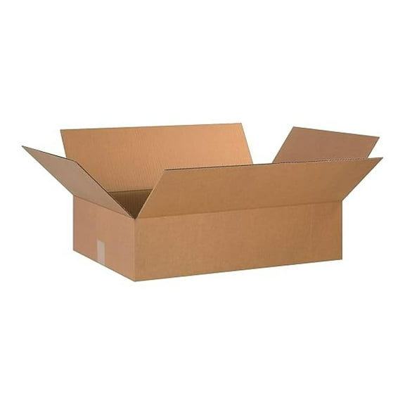 24 x 16 x 6 Flat Corrugated Boxes, 200 lb Test, 20-Pack | Moving, Shipping, Storage Cartons