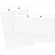 24 x 18 In. Primary Chart Paper Pad, 1 In. Ruling, 0.75 In. Broken Line, 0.5 In. Skip Line, White Newsprint