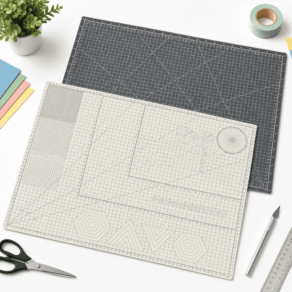 24" x 18" Self- Double-Sided Craft Mat with Inch and Metric Grids