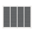 thumbnail image 1 of 24" x 18" TruAire White Steel Wall Return Air Grille, 1 of 5