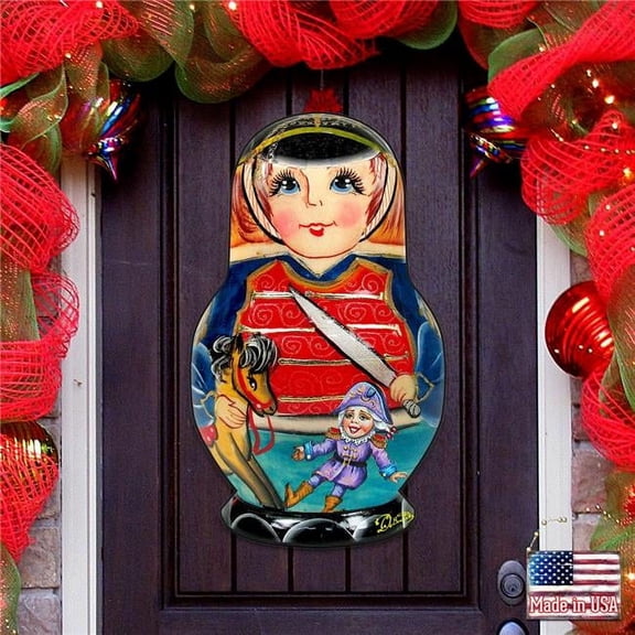 24 x 18 in. Nutcracker Soldier Holiday Door Decor